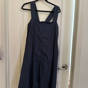 Elegant Navy Blue Women's romper